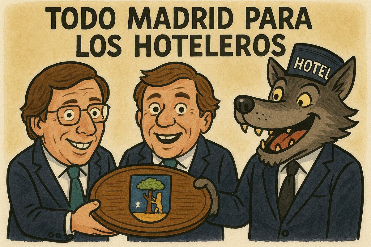 <a href="/Esthermpp/">Esther Martinez</a> Exactamente, quiten la RDL 11/2020 y verán como los propietarios dejan sus viviendas en vez de tenerlas cerradas <a href="/isabelrguez/">Isabel Rodríguez García</a>  Has tú trabajo también.  No somos los culpables VUT <a href="/AlmeidaPP_/">José Luis Martínez-Almeida</a>  eres un vendido