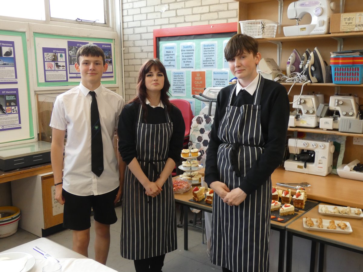 We had our Governors in school with us today meeting with Staff and Pupils and they had a fantastic lunch with quiche, salads, cheesecake and cakes all made from scratch by our catering students. Well done to our pupils and Mrs Hudson &amp; Mrs Williams!! 📷📷