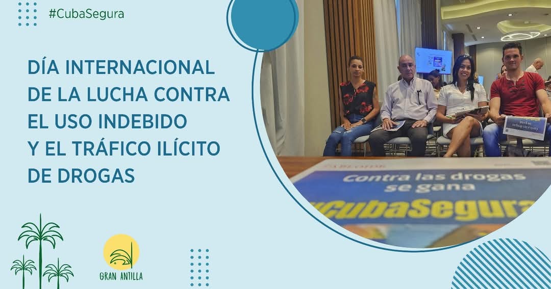 El 26 de junio se celebra el Día Internacional de Lucha contra el Uso Indebido y el Tráfico Ilícito de Drogas, establecido por la Asamblea General de las Naciones Unidas en 1987. 

#ContraLasDrogasSeGana
#CubaPorLaSalud
