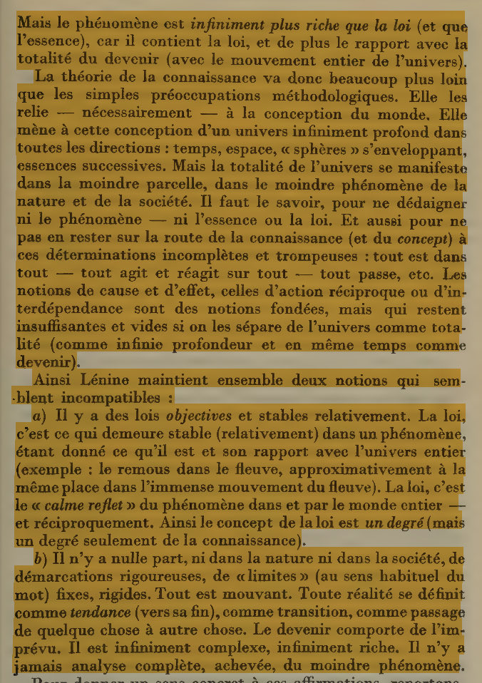 Naplain_'s tweet photo. Les lois (dans la théorie de la connaissances) chez Lénine. Henri Lefebvre, Pour connaître la pensée de Lénine, p. 188-189. https://t.co/fAedqfO1MF