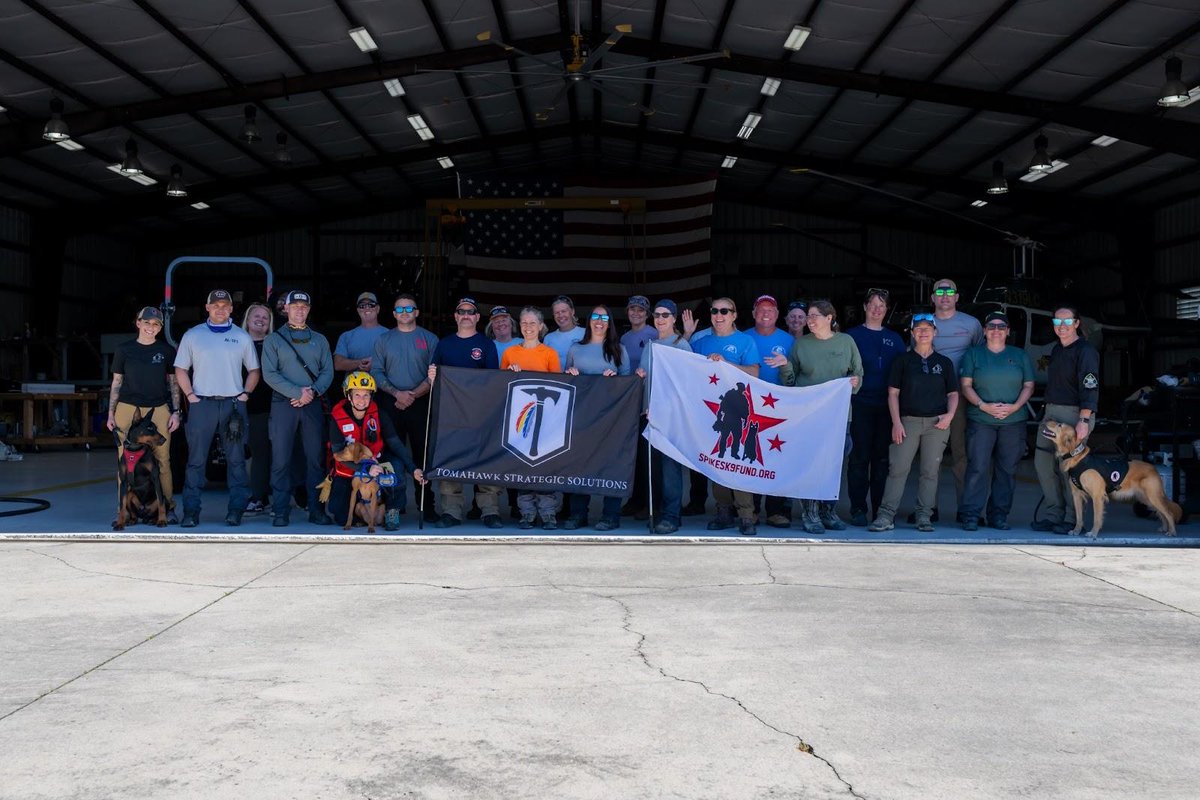 Spikesk9fund's tweet image. We’re proud to recognize Tomahawk Strategic Solutions &amp;amp; Tomahawk Charitable Solutions, our Premier Sponsor of #SpikesSchool &amp;amp; a steadfast partner in our mission.

Their unwavering commitment to the K9 community has elevated training standards nationwide. Because of their generous…
