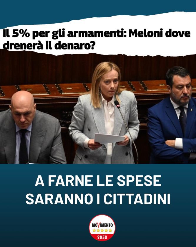 Alla fine, inesorabilmente, Giorgia Meloni ha calato la testa e firmato gli accordi in ambito Nato, in ossequio alle volontà fluttuanti di Donald Trump. 

Una decisione che, inevitabilmente, ricadrà sulle teste di tutti i cittadini italiani. 

Il meccanismo, infatti, prevede che