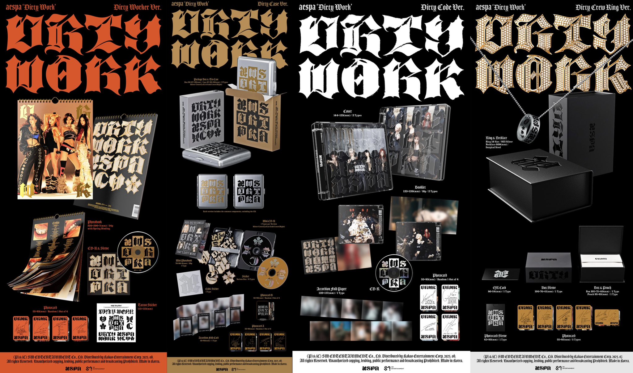 aespa dirty work リング トレカ無し KPOP商品 情報 on X: 