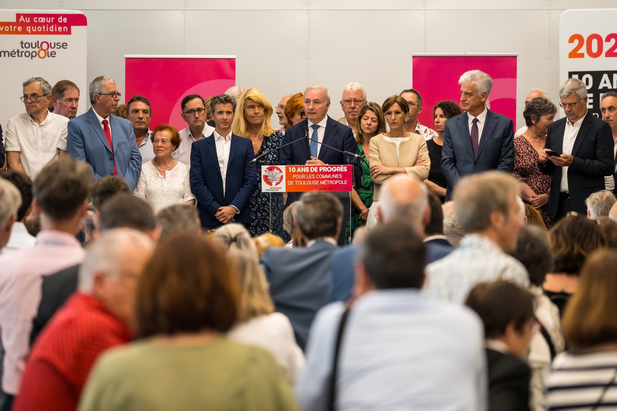 🎂 10 ans de Toulouse Métropole 

En 10 ans, le monde et nos agglomérations ont incroyablement changé ! 
 
Nous avons su rendre la Métropole ambitieuse, utile et proche des habitants et de ses communes, en traversant les turbulences des temps actuels. 

En ce 10e anniversaire,