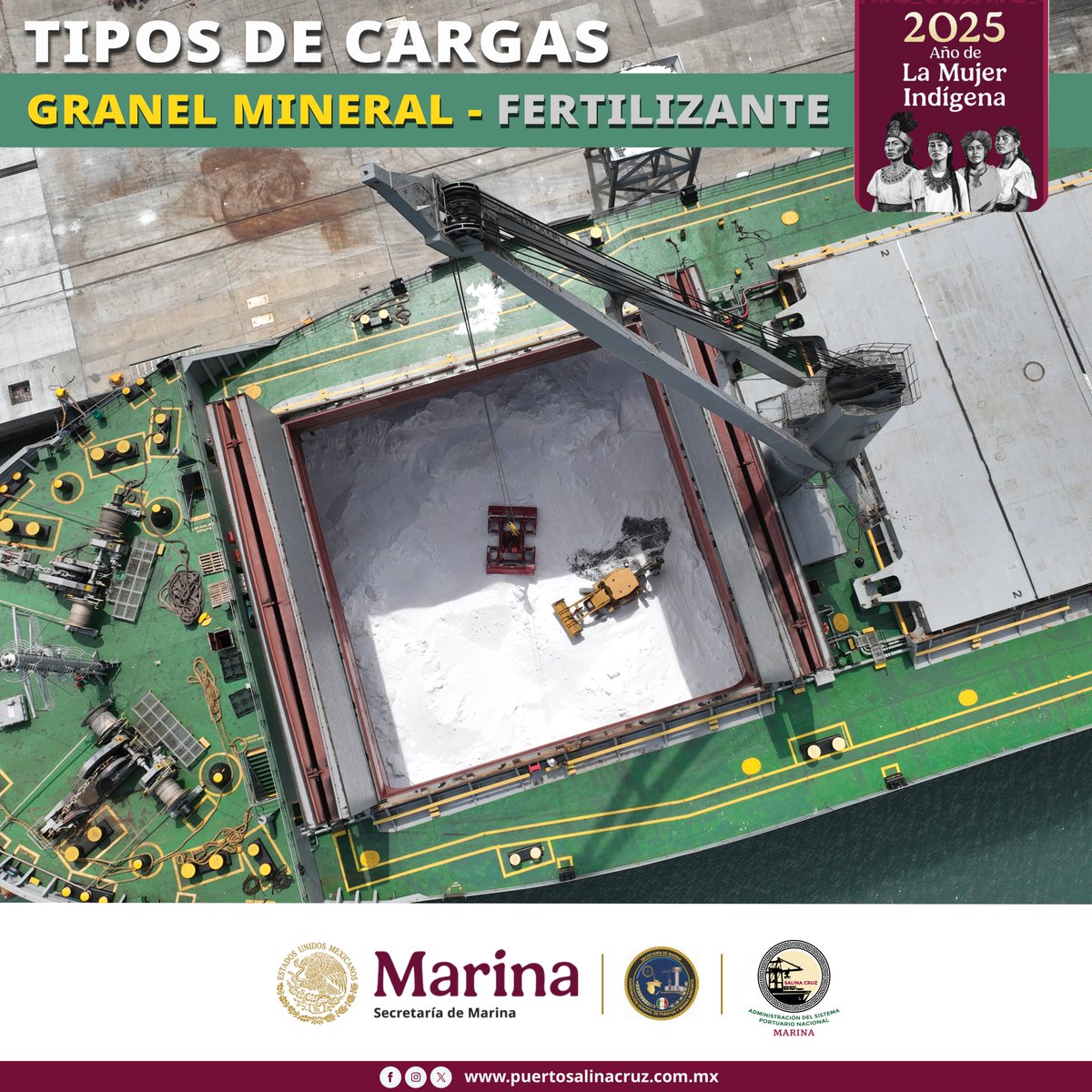 TIPOS DE CARGAS | GRANEL MINERAL - FERTILIZANTE
La Carga Granel Mineral, se refiere a materiales que se transportan sin empaquetar en grandes cantidades. Este tipo de carga incluye: Hierro, Carbón y Fertilizantes... continuar leyendo: facebook.com/AsiponaSalinaC…
