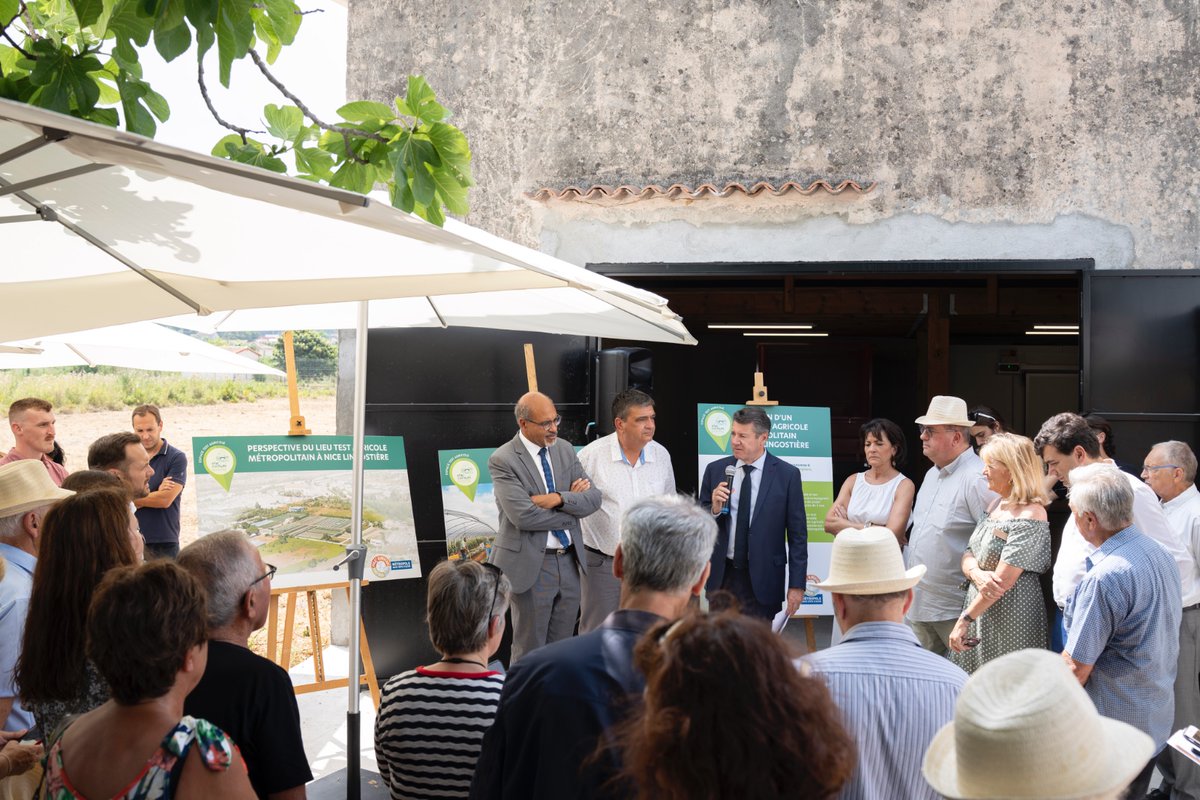 À Nice Lingostière, nous lançons le 1er Lieu Test Agricole Métropolitain : un incubateur de 2 hectares avec logements, matériel et accompagnement pour former de jeunes maraîchers bio. 
Un appel à projets a été lancé et d’ici fin 2025, les 2 candidats sélectionnés seront