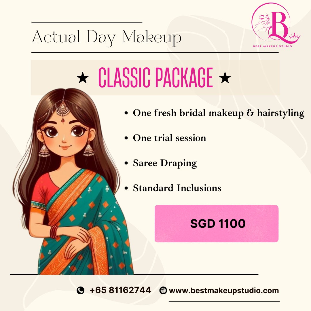 bestmakeup808's tweet image. Classic Package !!

#bestmakeupstudiosingapore #MakeupOffer #FreeHairdo #BeautyDeals #WebsiteExclusive #MakeupLovers #singaporebeauty #GlamOnABudget #BeautyPromo #SpecialOffer #mua #singaporemua #bridalmakeup  #birthdaymakeup #mua #muasingapore #sgmakeup #sgmakeupartist