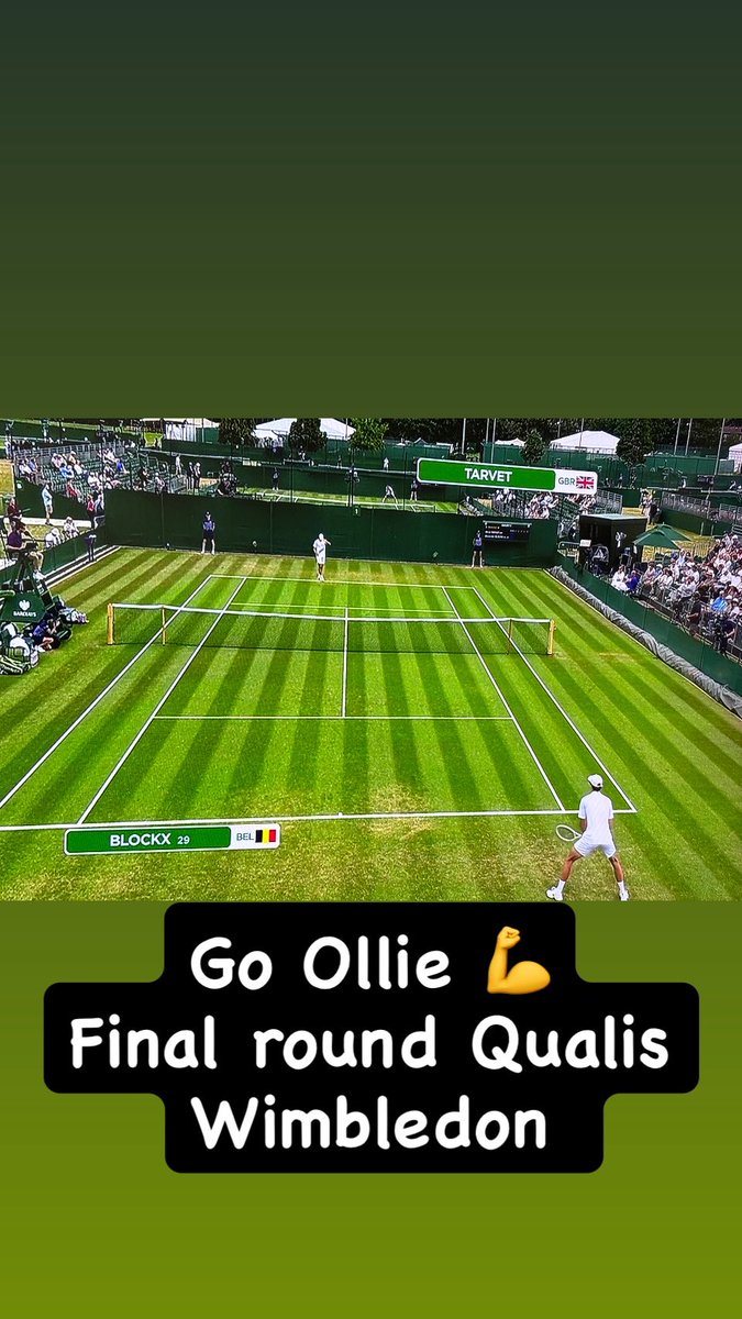 Jodurie's tweet image. Fantastic match Ollie Tarvet 🙌 who qualifies for Wimbledon. Attitude is everything 💪 #uniquetennislondon #originalpenguin #Dunlop