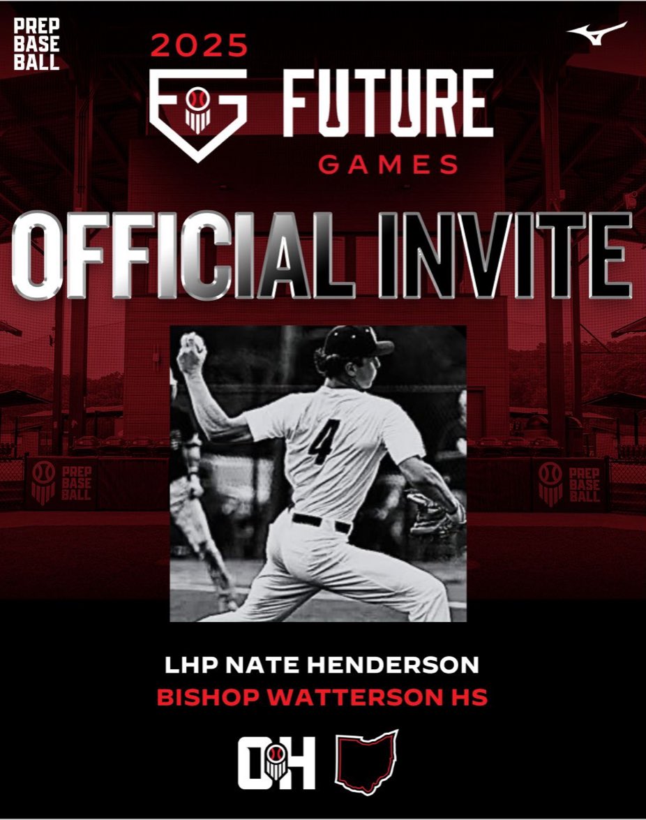Nate Henderson (@nate_henderson4) on Twitter photo Thank you <a href="/weldyprep/">Kyle Weldon</a> and <a href="/PrepBaseballOH/">Prep Baseball Ohio</a> for the opportunity to represent Ohio at the Future Games. Thank you <a href="/weldyprep/">Kyle Weldon</a> and <a href="/PrepBaseballOH/">Prep Baseball Ohio</a> for the opportunity to represent Ohio at the Future Games.