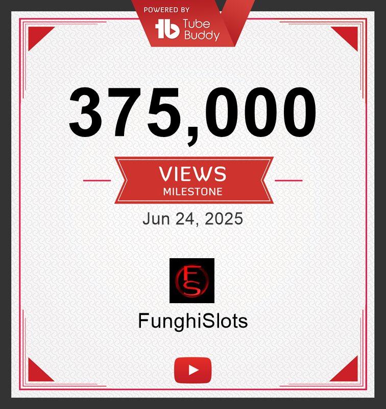 FunghiSlots's tweet image. It looks like we’re averaging 25k views per week. At the start of the year when I started pushing YT I would have taken these numbers!
1 video per day! 

No lives! No shorts! 
Let’s keep smashing it!! 

#youtube #kickstreams #communitygoals #party