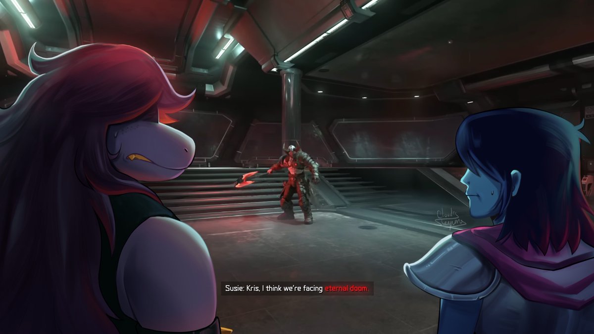 Uh oh 

#DELTARUNE #DOOM