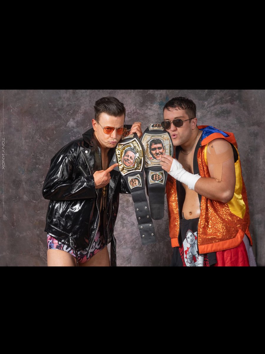 Peter_Sedohr's tweet image. Yes, those are spinner belts with our faces on. 📸 @tonyknox