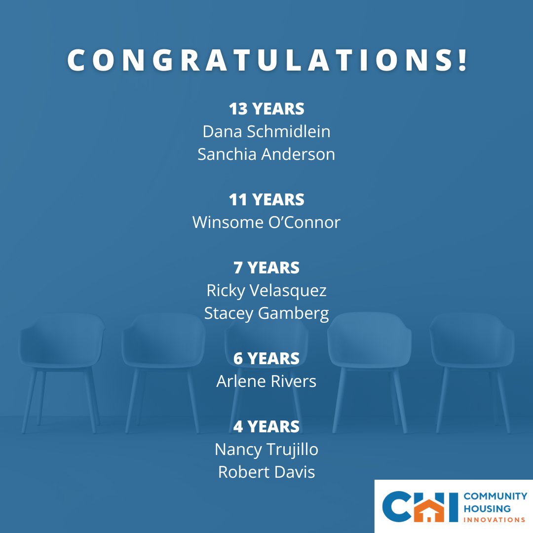 CHI_Community's tweet photo. Today we are celebrating some very special milestones in our team. Happy work anniversary! Thank you for all of your hard work, dedication, and contributions to CHI! Here’s to many more years of growth and success together. #WorkAnniversary #TeamAppreciation https://t.co/LO3VYXfWVr