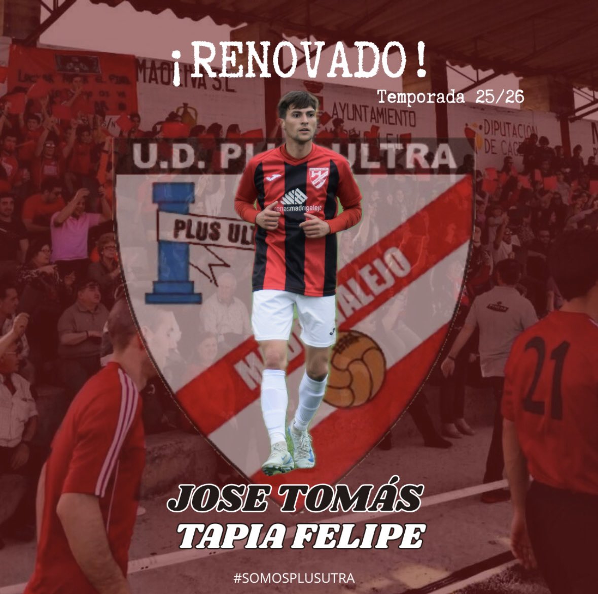 📣 𝗥𝗘𝗡𝗢𝗩𝗔𝗗𝗢 | Jose Tomás sigue volando por la banda.

Extremo rápido, vertical y letal.

Aúpa Plus Ultra
❤️🖤