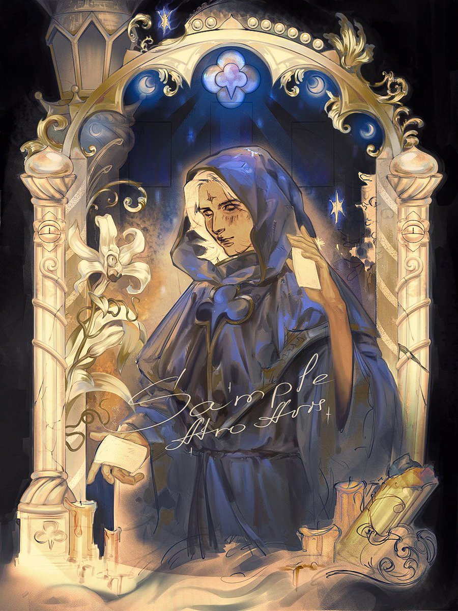 Atro_Avis's tweet image. Since people here liked my crk drawings so much, I'll post my working process of the painting Pure Vanilla - Fortune Teller
#crk #cookierunkingdom #crkfanart #purevanillacookie #truthlessrecluse #fortuneteller