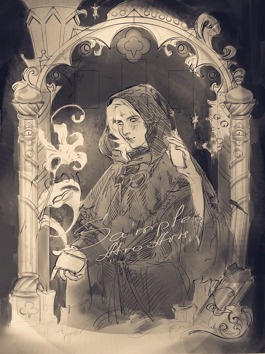 Atro_Avis's tweet image. Since people here liked my crk drawings so much, I'll post my working process of the painting Pure Vanilla - Fortune Teller
#crk #cookierunkingdom #crkfanart #purevanillacookie #truthlessrecluse #fortuneteller