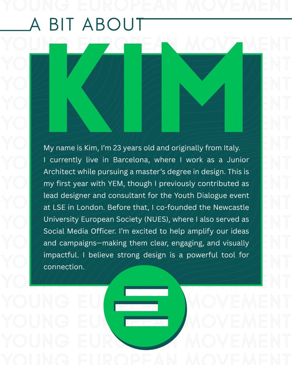 youngeuromove's tweet photo. 9/ Our Head of Communications is Kim Dorrucci.  

Meet the team: https://t.co/hkWpBa8hjq https://t.co/gJq8WYMz91