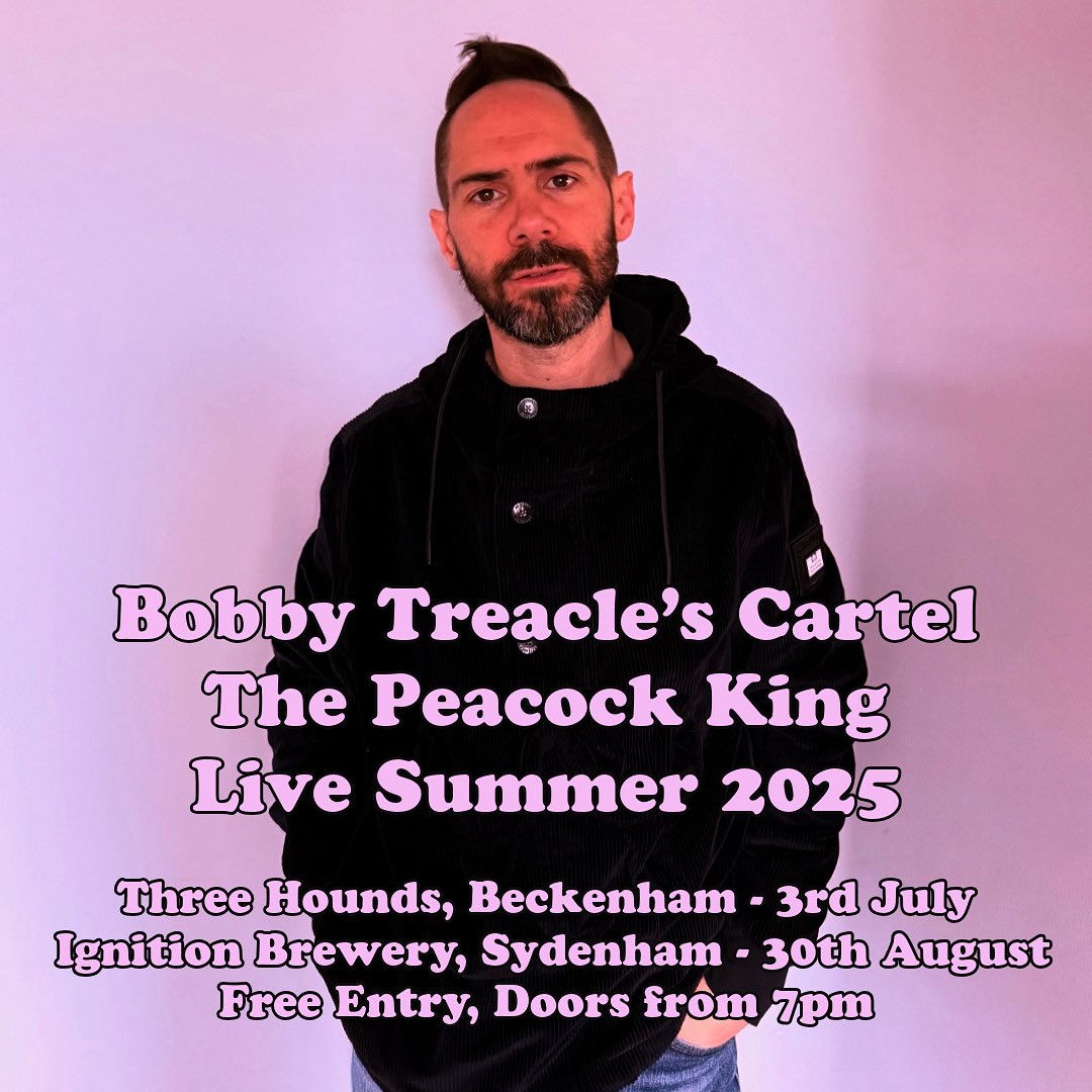 Bobby Treacle (@bobbytreacle) on Twitter photo Delighted to be troubadouring in the ☀️Summer of 2025 🌞 Get along peeps to hear a few Cartel tunes… plus a couple of newbies ✌🏻See you there #acoustic #gigs #southlondonmusic #southlondongigs #beckenham #sydneham <a href="/threehoundsbeer/">Three Hounds Beer Co</a> <a href="/ignitionbeer/">Ignition Brewery</a> Delighted to be troubadouring in the ☀️Summer of 2025 🌞 Get along peeps to hear a few Cartel tunes… plus a couple of newbies ✌🏻See you there #acoustic #gigs #southlondonmusic #southlondongigs #beckenham #sydneham <a href="/threehoundsbeer/">Three Hounds Beer Co</a> <a href="/ignitionbeer/">Ignition Brewery</a>