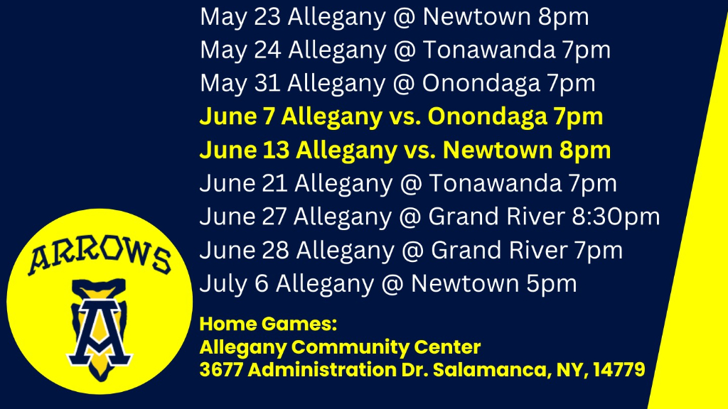 Allegany Arrows (@allegany_arrows) on Twitter photo Allegany Arrows (8-5-0) have just three games remaining in the <a href="/CanAmLax/">Can-Am Lacrosse</a> regular season
firstnationslacrosse.com/team/11777/258… #CanAmLax Allegany Arrows (8-5-0) have just three games remaining in the <a href="/CanAmLax/">Can-Am Lacrosse</a> regular season
firstnationslacrosse.com/team/11777/258… #CanAmLax