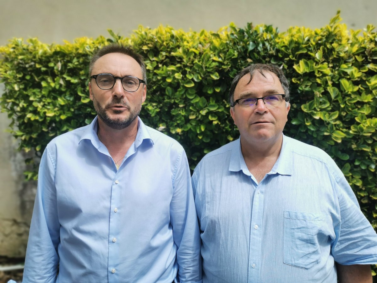 MSA Dordogne, Lot et Garonne (@msa_dlg) on Twitter photo 👥 <a href="/jffruttero/">Jean-francois Fruttero</a> et <a href="/LaurentSure47/">Laurent Sure</a> ont été réélus Président et 1er Vice-président de la #msa_dlg lors du 1er CA qui a suivi l’AG élective du 26 juin à Boé.
👏 Félicitations à eux pour leur réélection et plein de succès dans cette nouvelle mission ! #ElectionsDéléguésMSA 👥 <a href="/jffruttero/">Jean-francois Fruttero</a> et <a href="/LaurentSure47/">Laurent Sure</a> ont été réélus Président et 1er Vice-président de la #msa_dlg lors du 1er CA qui a suivi l’AG élective du 26 juin à Boé.
👏 Félicitations à eux pour leur réélection et plein de succès dans cette nouvelle mission ! #ElectionsDéléguésMSA