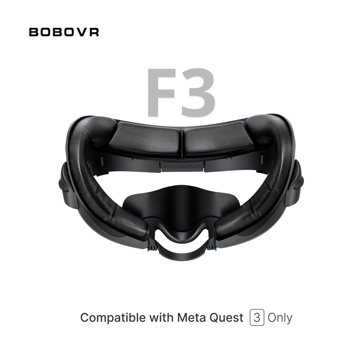 bobovr_official's tweet image. The S3 Pro has been beloved by the VR community, especially for its cooling system that reduces heat buildup during active gameplay. Now, we introduce the F3 facial interface designed for Quest 3. To better channel the S3 Pro’s airflow to your face, the F3 features ventilation…