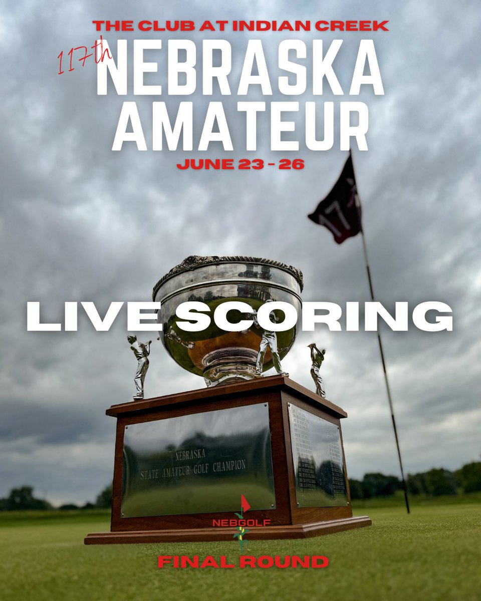 🏆 117th #NebAm | Final Round
📱 Scoring 👉 nebgolf.org/nebraskaamateu…
📍 Golf at Indian Creek