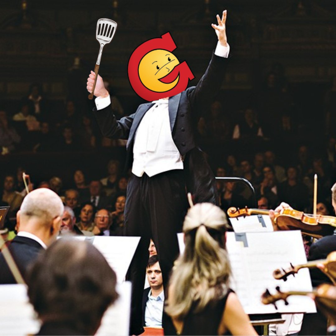 George_Webb's tweet image. We told George he's a MAESTRO when it comes to conducting symphonies of flavor in the kitchen!... but it turns out he took that a little too literally.
At least his heart is in the right place... and thankfully, so are our delicious meals! 😉
Order now: order.online/business/georg…