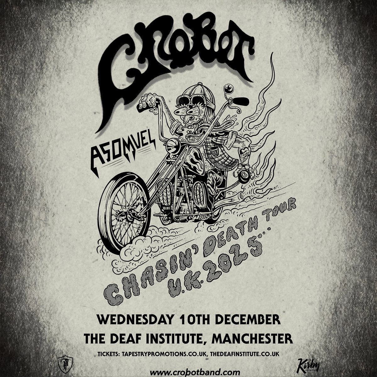 The Deaf Institute (@deafinstitute) on Twitter photo ON SALE
American hard rock band Crobot will be coming to the deaf institute on the 10th December.
Tickets are on sale now - seetickets.com/event/crobot/t… ON SALE
American hard rock band Crobot will be coming to the deaf institute on the 10th December.
Tickets are on sale now - seetickets.com/event/crobot/t…