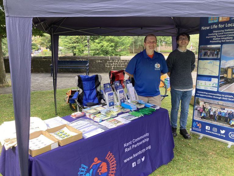 Come and find us at the Maidstone River Festival on Saturday 27th July.

We'll be in the gardens of the Archbishop's Palace to talk about sustainable tourism, #DaysOutByRail adventures, our work with communities and all things rail.

kentcrp.org/maidstone-rive…