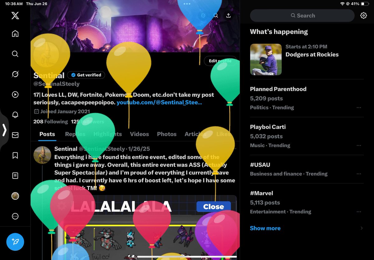 SentinalSteely's tweet photo. I turn 18 if anyone cares https://t.co/T5OjRgcaLq