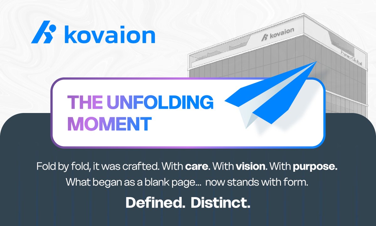 kovaion's tweet photo. From flat to form. We didn’t move into it — we made it. This is ours.
Today, we opened the doors to Kovaion’s Global Capability Center in Coimbatore — a space built with purpose, passion & people.
Here’s to what lies ahead.
#Kovaion #GCC #TheUnfolding #OursNow https://t.co/C4GEUp8z9e