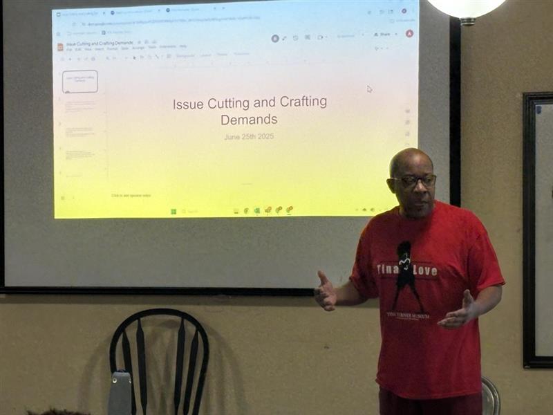 Our first Power Training was a big hit! Thank you Brad Watkins for keeping us focused and sharing your wisdom on cutting issues and crafting demands. We hope to have you back, and we're ready to put those learnings into action!