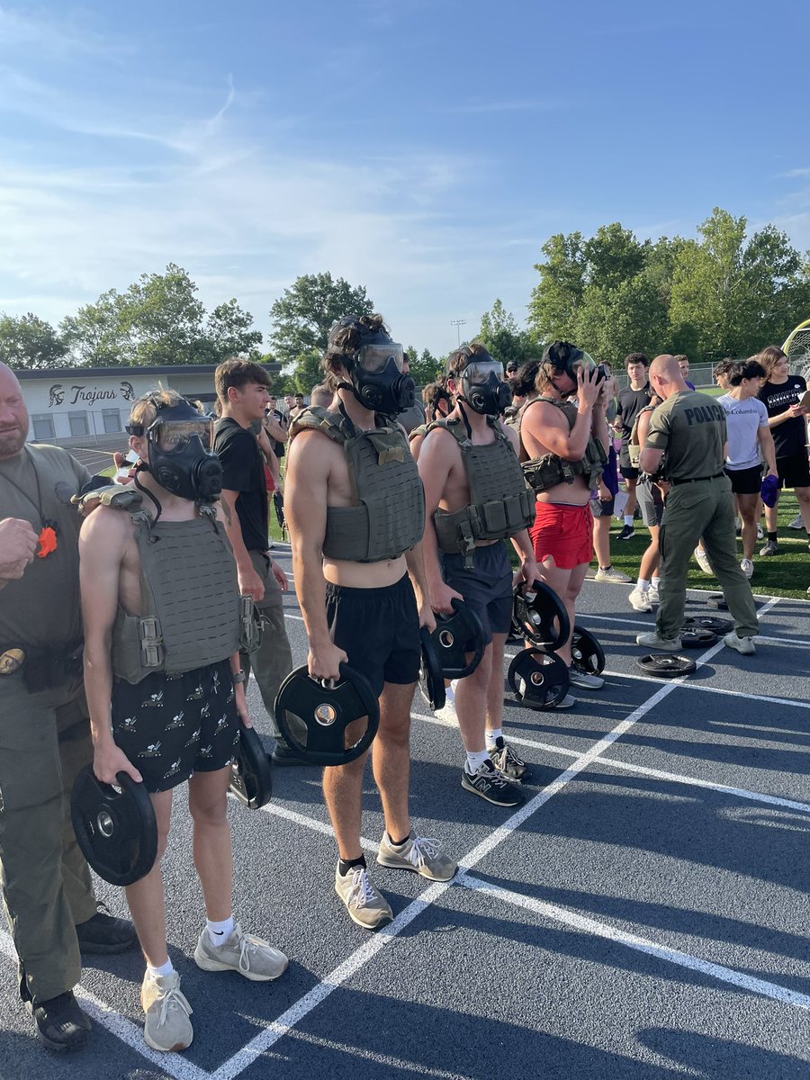 Today was one of our favorite days of the offseason, SWAT Challenge Day! 

A group of our players and coaches completed an absolutely brutal training exercise with the St. Charles County SWAT Team.

Thank you for putting on this great event for our team! 

#GoldStandard