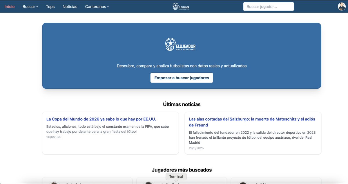 Nuevas funcionalidades añadidas a la aplicación.
Entre ellas un buscador global.
Si todavía no tienes usuario, regístrate gratis en:
beta.elojeador.es/registro