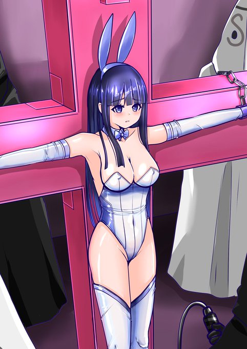 「恥辱変身バニーピュアリティア サヤ」                                                                                   
          囚われのピュアリティア💕 