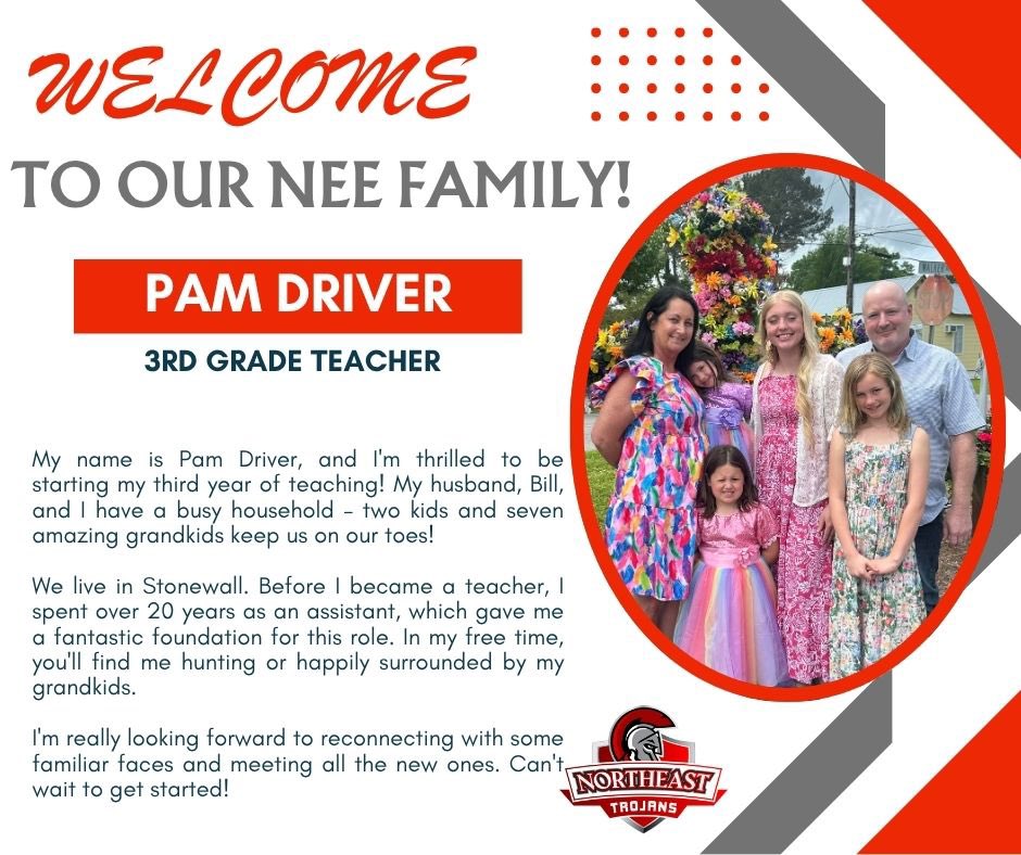 Welcome to Northeast! We’re so glad to have you on the team!