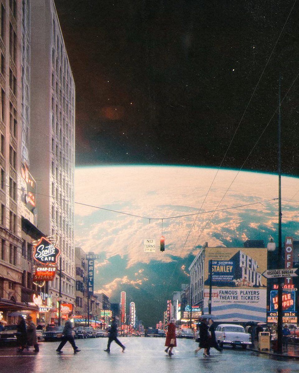 BestOfMeow's tweet photo. Art by Linearcollages / Roger Mattos https://t.co/l2TWoU2Orx