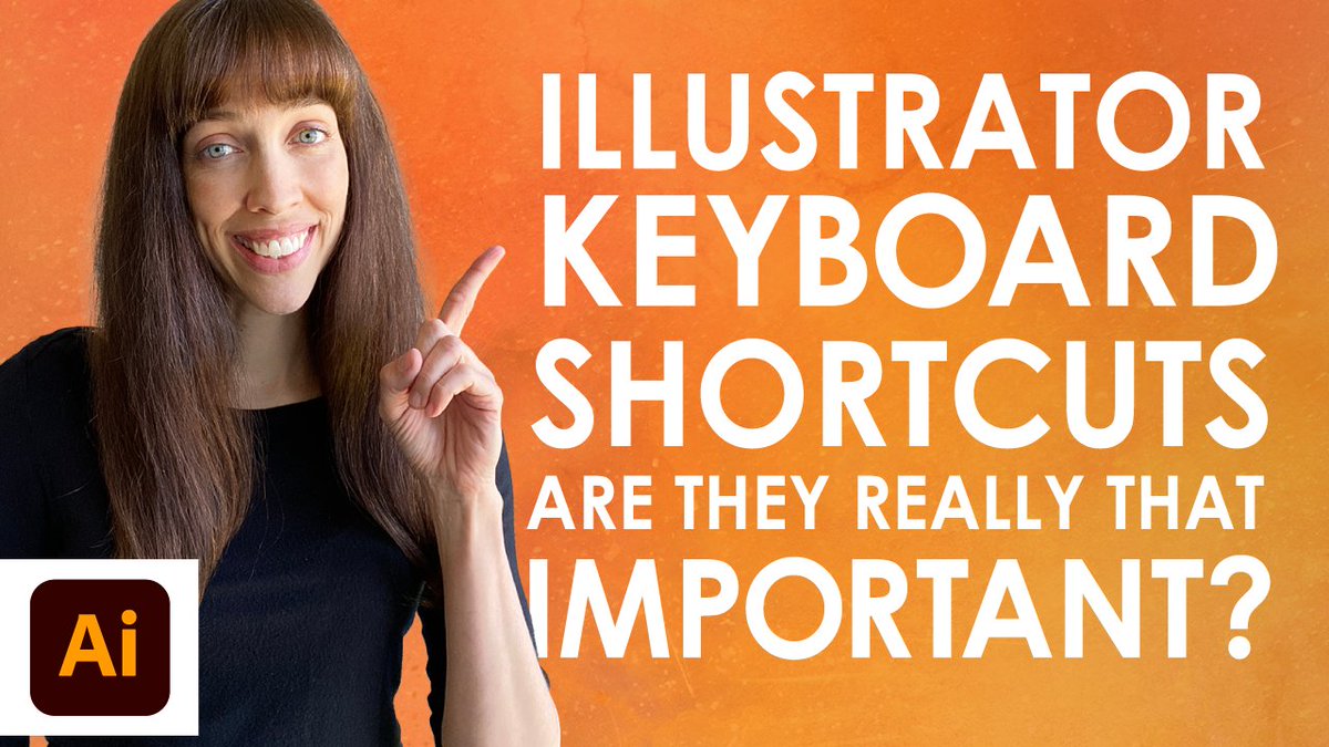 How2GraphDesign's tweet image. Do keyboard shortcuts actually save time? I put them to the test in this video: youtu.be/vHtc-x_9Ya4 #adobeillustrator #adobe #shortcut