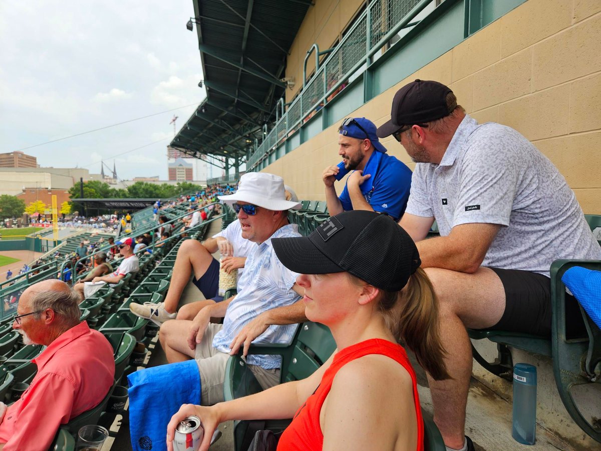 MillinerTalent's tweet photo. Yesterday’s heat didn’t stop the Milliner Talent and EDGE Industrial Staffing team from enjoying our annual Indianapolis Indians baseball game! ☀️⚾ It was hot—but we survived, had fun, and made the most of a great afternoon together.
#MillinerTalent #EDGEIndustrial #IndiansGame https://t.co/JfwQzhRlLL