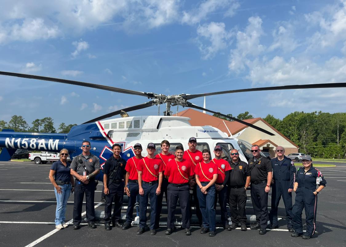 CCFR_GA's tweet image. It was our honor to spend time with an amazing crew from Life Flight Jacksonville. Our partnership helps us provide high-quality care to Camden County.