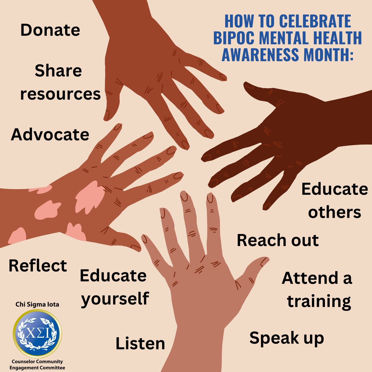 🌿 This #BIPOCMentalHealthMonth, let’s honor the strength &amp; resilience of Black, Indigenous, &amp; People of Color while breaking the stigma around mental health. 🌟 Your well-being matters, &amp; help is a sign of courage. Let’s create a world where everyone feels supported and seen. 💛