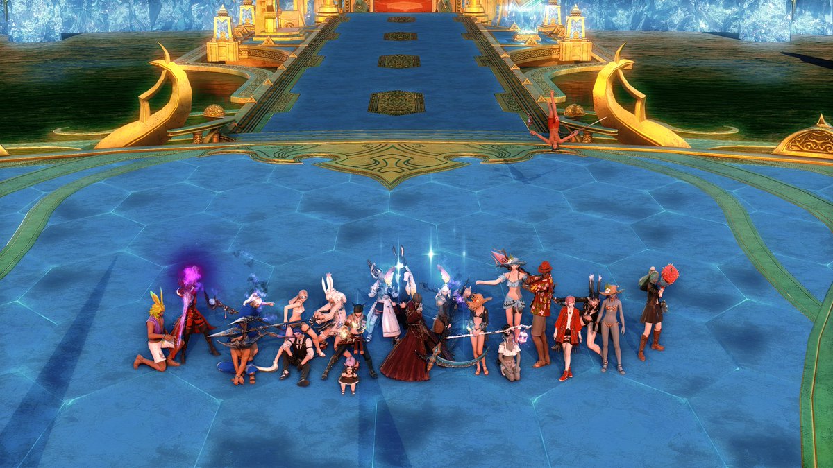 THANK YOU EVERYONE FOR JOINING MY ALT FOR SYRCUS TOWER!! #ffxivsummerbash