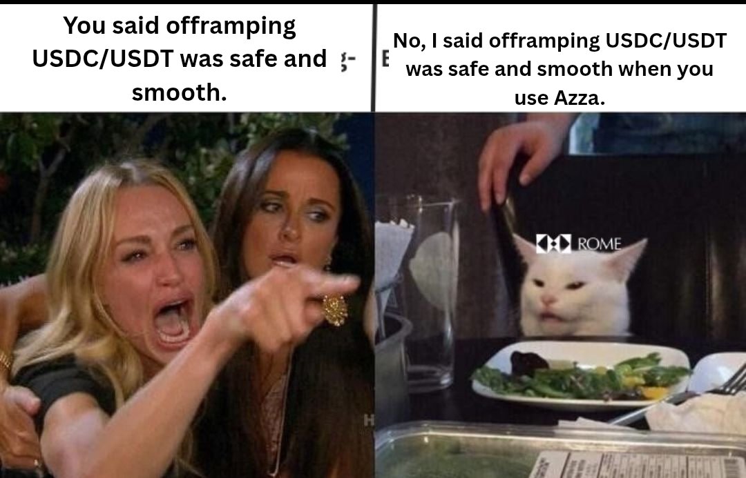 Vin_jesus24's tweet image. Converting your USDC/USDT is safe and smooth only when you use Azza.

@useazza
 #useazza 
#useazzacontest