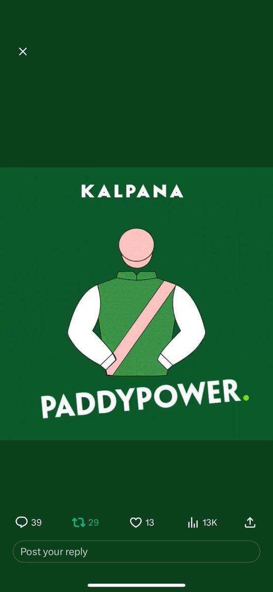 amyaidan's tweet photo. @paddypower https://t.co/M8WMIYeBma