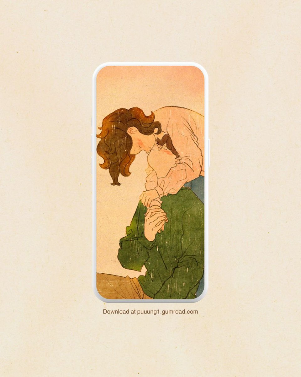 puuung1's tweet image. Sealed with a Kiss
Bring this piece to your screen — download it as a wallpaper at puuung1.gumroad.com