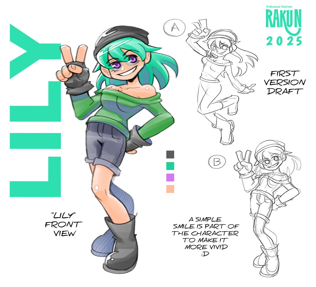 rakun01_'s tweet image. Lily! Devianart #commission work!
#sketch #conceptart #characterdesign #rakun01