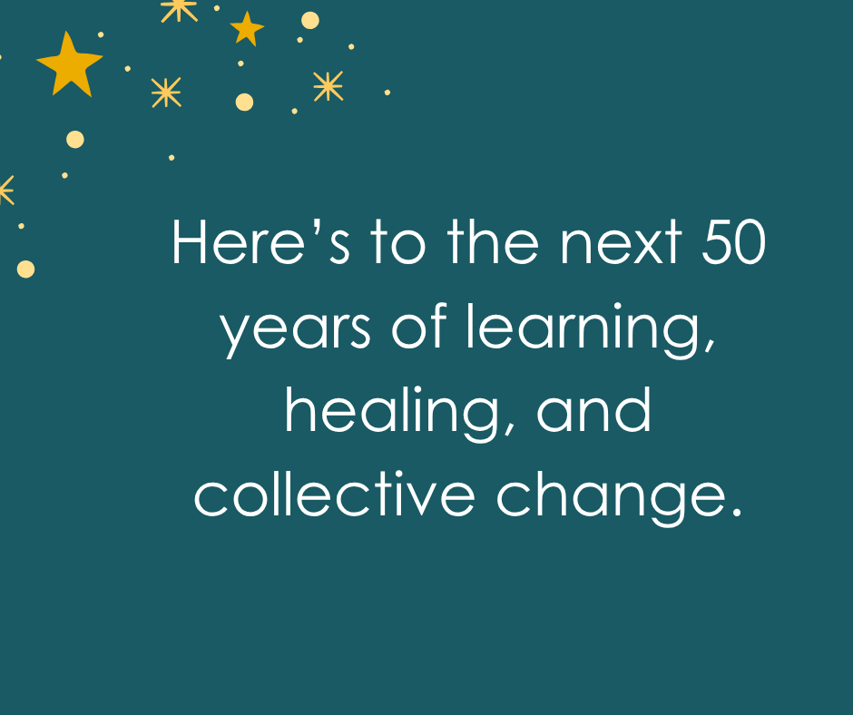 sacetalks's tweet image. Today marks 50 years since SACE was founded.
From grassroots beginnings to a leader in supporting survivors & building safer communities — thank you to all who’ve shaped our journey. Here’s to 50 more years of healing, advocacy, and change.
#ConsentCulture #SACE50Years