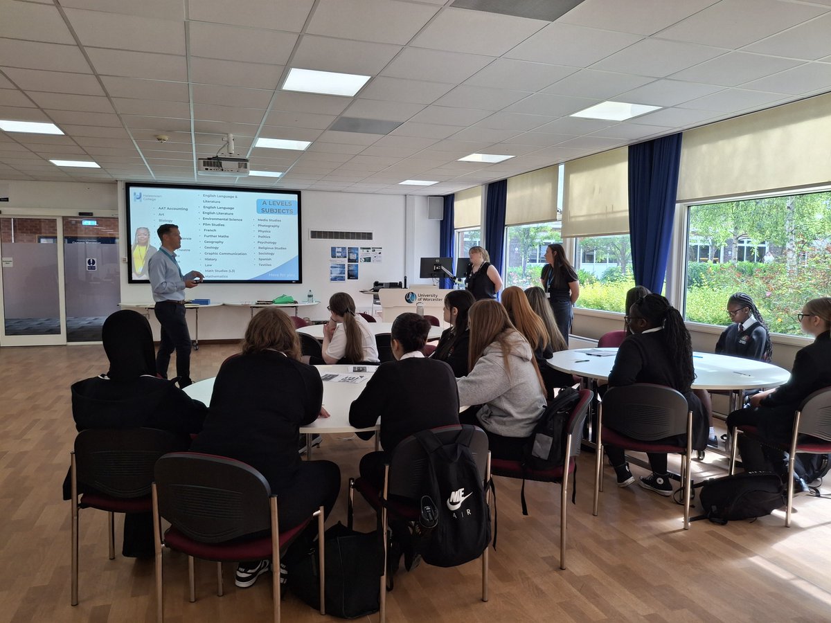 King Edward VI Northfield School for Girls (@kevinorthfield) on Twitter photo Thank you to <a href="/worcester_uni/">University of Worcester</a> and <a href="/AimhigherWM/">Aimhigher West Midlands</a> for hosting our visit to support the school in:
Broadening horizons 🌍
Discovering post 16 & post 18 pathways 📚
Empowering Y9 students to make informed choices💡
#HigherEducation #FutureReady Thank you to <a href="/worcester_uni/">University of Worcester</a> and <a href="/AimhigherWM/">Aimhigher West Midlands</a> for hosting our visit to support the school in:
Broadening horizons 🌍
Discovering post 16 & post 18 pathways 📚
Empowering Y9 students to make informed choices💡
#HigherEducation #FutureReady
