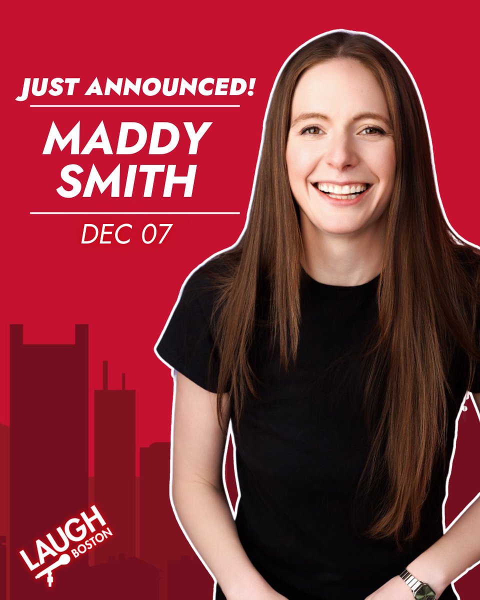 Laugh Boston (@laughboston) on Twitter photo 🚨JUST ANNOUNCED 😂Look who’s coming to <a href="/LaughBoston/">Laugh Boston</a> SOON!
🗓️ AUG 22 | KEL PEREZ
🗓️ OCT 29 | JEN FULWILER
🗓️ DEC 07 | MADDY SMITH
🎟Get Tickets now at LaughBoston.com 🚨JUST ANNOUNCED 😂Look who’s coming to <a href="/LaughBoston/">Laugh Boston</a> SOON!
🗓️ AUG 22 | KEL PEREZ
🗓️ OCT 29 | JEN FULWILER
🗓️ DEC 07 | MADDY SMITH
🎟Get Tickets now at LaughBoston.com