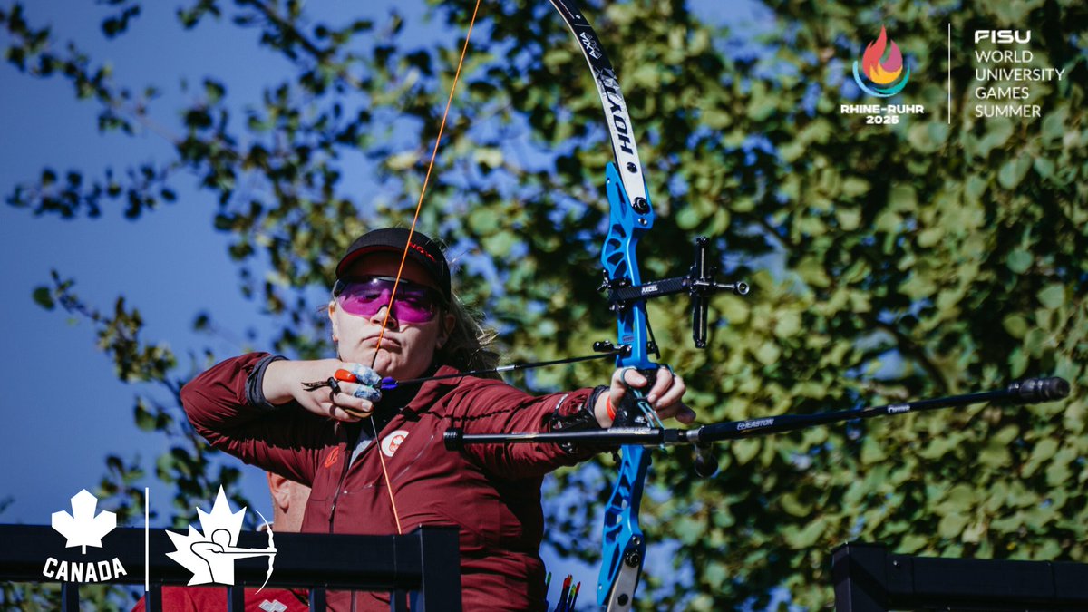 ➡️ Canada’s archery team unveiled for 2025 FISU Summer World University Games

➡️ Dévoilement de l’équipe de tir à l’arc du Canada pour les Jeux mondiaux universitaires d’été de la FISU 2025

EN: en.usports.ca/x/0i7i2
FR: fr.usports.ca/x/c35yf